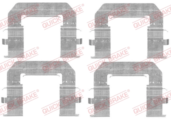 Accessory Kit, disc brake pad